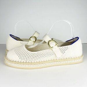 Rothy’s The Espadrille Mary Janes Jasmine Cream Ivory Shoes